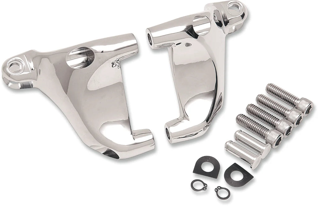 DragSpecialties Passenger Peg Mount - Chrome - XL '83-'03 A5241-BC-119 - Side View