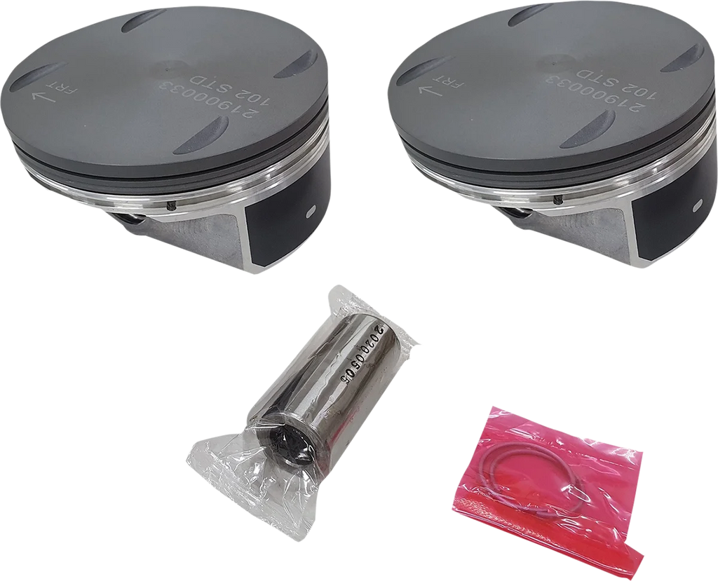 DragSpecialties Piston Kit - Standard - 114" Motor - M8 21900048-STD - Side View
