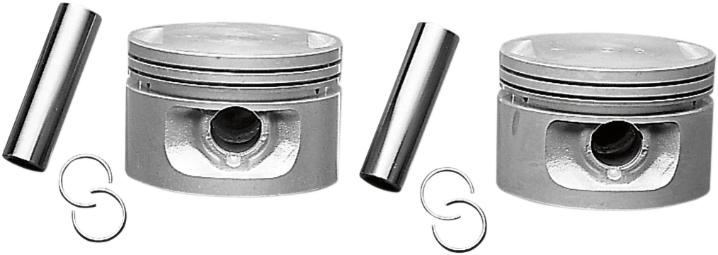 DragSpecialties Piston - Twin Cam 21988-07+.005 - Side View