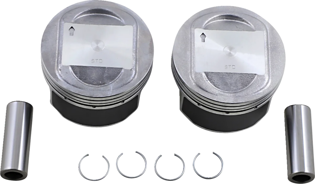DragSpecialties Pistons - Big Bore 22661-99A-010 - Side View