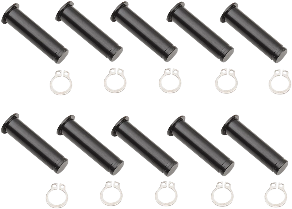DragSpecialties Pivot Pins - Lever - 10 Pack - Black 74112B - Main Product View