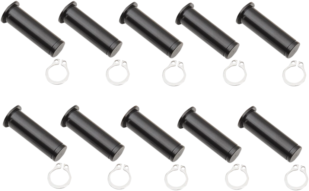 DragSpecialties Pivot Pins - Lever - 10 Pack - Black 74113B - Main Product View
