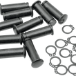 Load image into Gallery viewer, DragSpecialties Pivot Pins - Lever - 10 Pack - Black 74168B - Main Product View