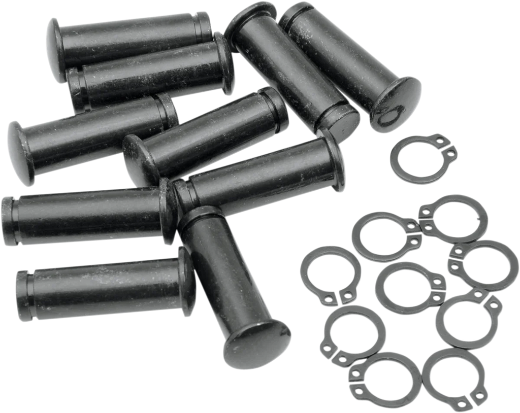 DragSpecialties Pivot Pins - Lever - 10 Pack - Black 74168B - Main Product View