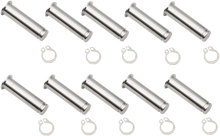 Load image into Gallery viewer, DragSpecialties Pivot Pins - Lever - 10 Pack - Chrome 74112 - Main Product View