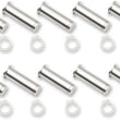 Load image into Gallery viewer, DragSpecialties Pivot Pins - Lever - 10 Pack - Chrome 74113 - Main Product View