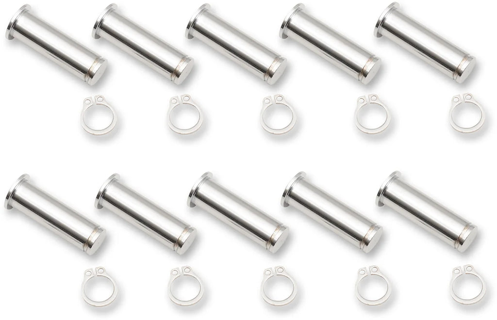 DragSpecialties Pivot Pins - Lever - 10 Pack - Chrome 74113 - Main Product View