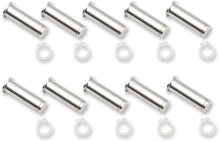 Load image into Gallery viewer, DragSpecialties Pivot Pins - Lever - 10 Pack - Chrome 74113 - Main Product View