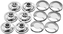 Load image into Gallery viewer, DragSpecialties Plug - Handlebar Clamp - Chrome 03-010712-BC101 - Main Product View