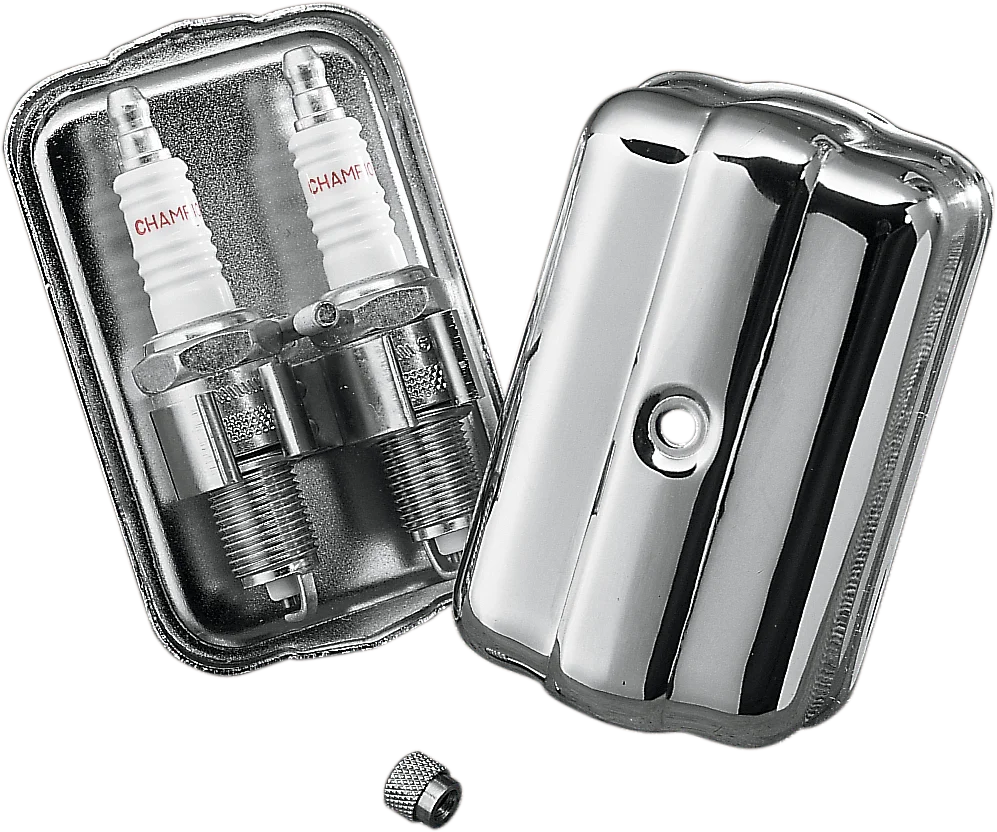 DragSpecialties Plug Holder - Chrome - F/H-D 33-0030-SC1 - Main Product View