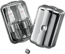 Load image into Gallery viewer, DragSpecialties Plug Holder - Chrome - F/H-D 33-0030-SC1 - Main Product View