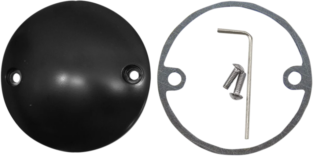 DragSpecialties Points Cover - Flat Black 30-0152KSB - Main Product View