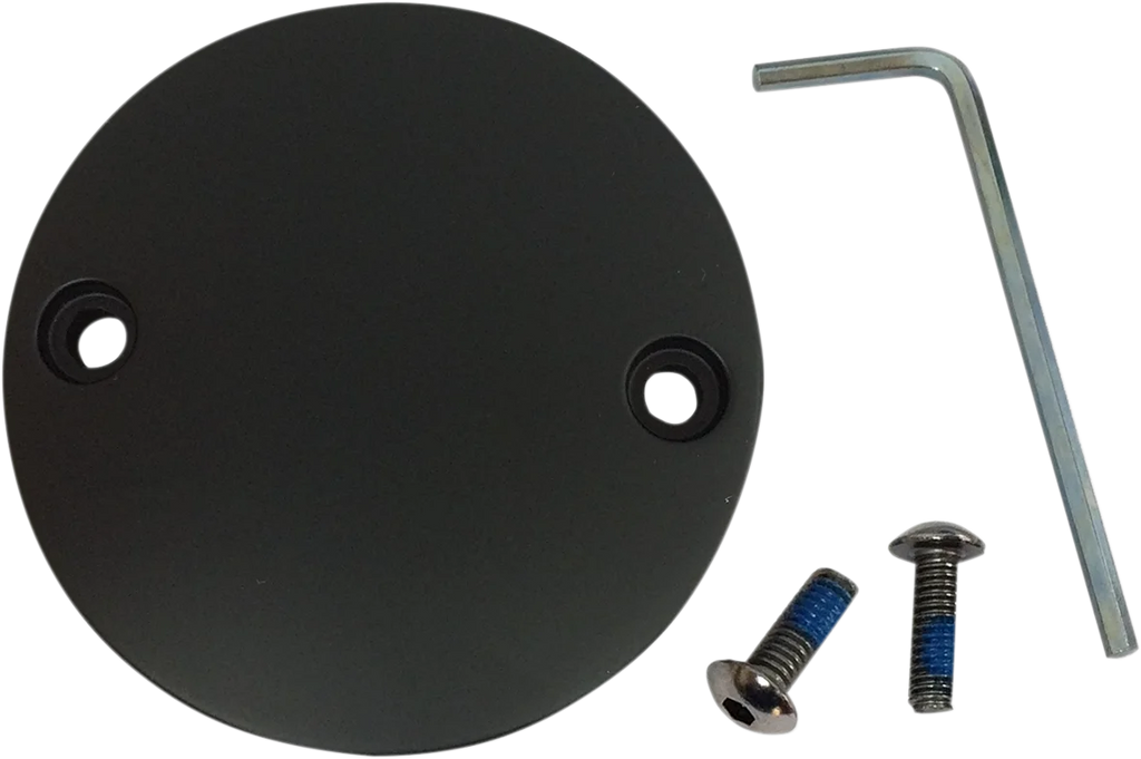 DragSpecialties Points Cover - Flat Black - M8 I30-0223SB - Main Product View