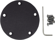 Load image into Gallery viewer, DragSpecialties Points Cover - Wrinkle Black - Twin Cam 30-0170AWB - Side View