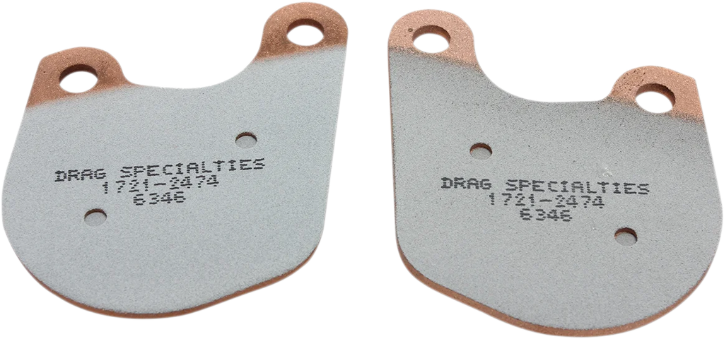 DragSpecialties Premium Brake Pads - HDP907 HDP907 - Side View