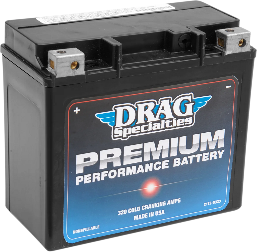 DragSpecialties Premium Performance Battery - GYZ20H DRGM72RGH - Main Product View
