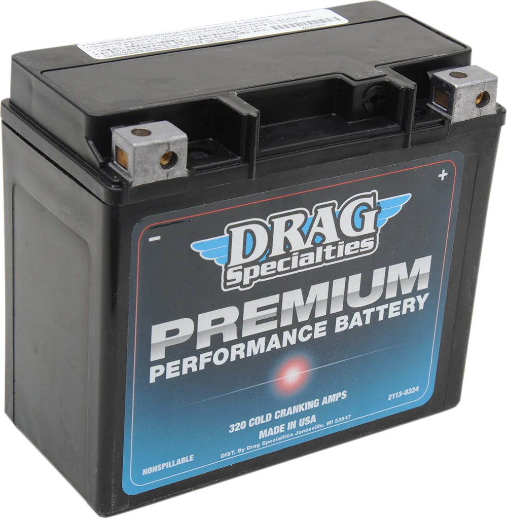 DragSpecialties Premium Performance Battery - GYZ20HL DRGM720GH - Main Product View