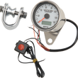 Load image into Gallery viewer, DragSpecialties Programmable Mini Electronic Speedometer with Odometer/Tripmeter - 1.87" - Polished 21-6899NU - Detail View