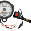 Load image into Gallery viewer, DragSpecialties Programmable Mini Electronic Speedometer with Odometer/Tripmeter - 2.4"