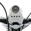 Load image into Gallery viewer, DragSpecialties Programmable Mini Electronic Speedometer with Odometer/Tripmeter - 2.4" - Polished 21-6893DSNU - Side View