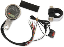 Load image into Gallery viewer, DragSpecialties Programmable Speedometer with Indicator Lights - 1-7/8" 77759