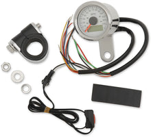 Load image into Gallery viewer, DragSpecialties Programmable Speedometer with Indicator Lights - 1-7/8" 77759W