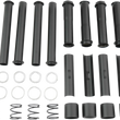 Load image into Gallery viewer, DragSpecialties Pushrod Tube Kit - Black - Big Twin 74951B - Main Product View