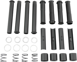 DragSpecialties Pushrod Tube Kit - Black - Big Twin 74951B - Main Product View
