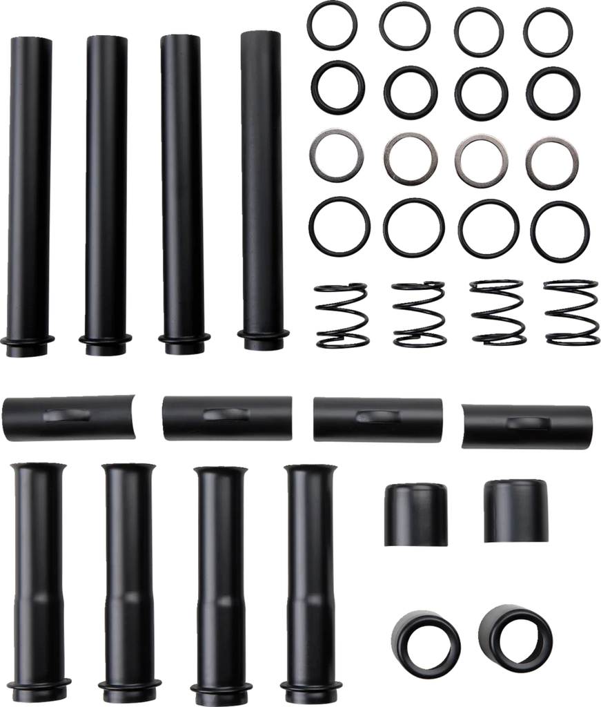 DragSpecialties Pushrod Tube Kit - Black - M8 78052B - Main Product View