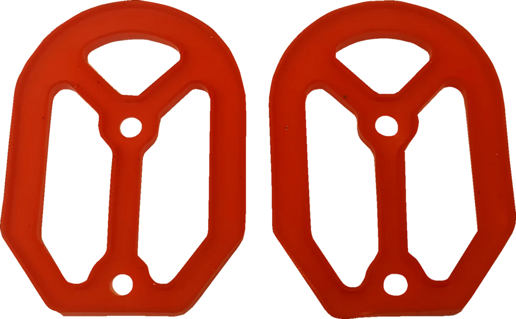 DragSpecialties Qualifier Insert - Rubber - Orange P17-6602-O - Side View