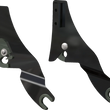 Load image into Gallery viewer, DragSpecialties Quick Release Side Plates - Black 50263870 - Main Product View