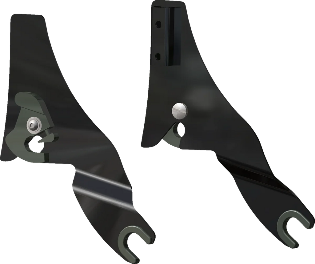 DragSpecialties Quick Release Side Plates - Black 50263870 - Main Product View