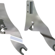 Load image into Gallery viewer, DragSpecialties Quick Release Side Plates - Black 50263870 - Side View