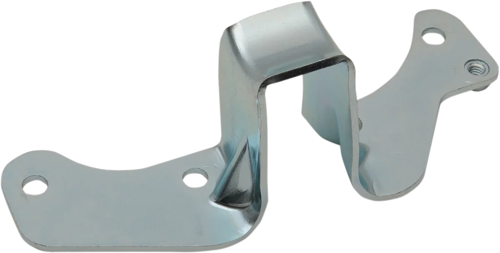 DragSpecialties Rear Exhaust Pipe Bracket - Chrome U08-0224 - Main Product View
