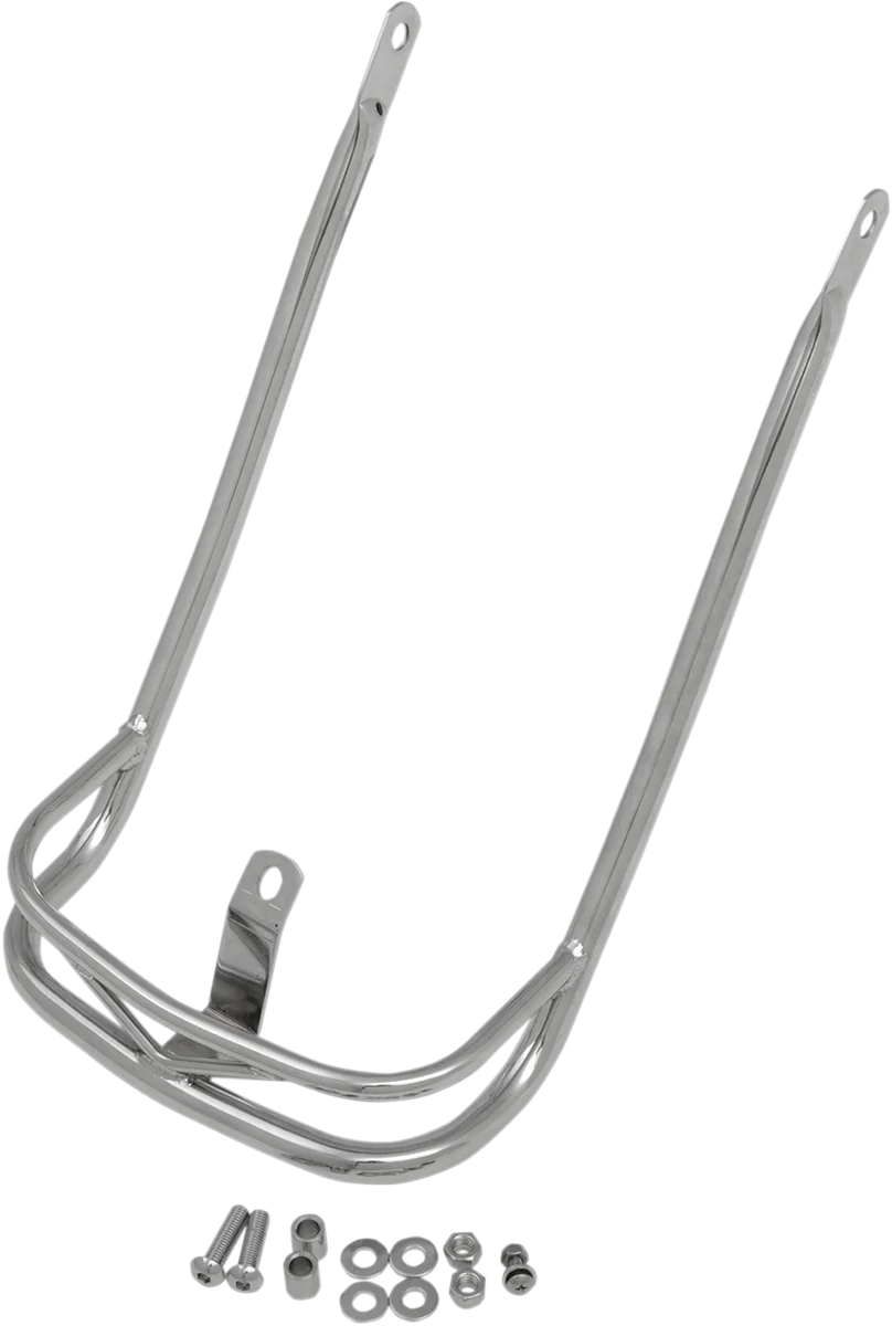 DragSpecialties Rear Fender Rail - Chrome 70890 - Side View