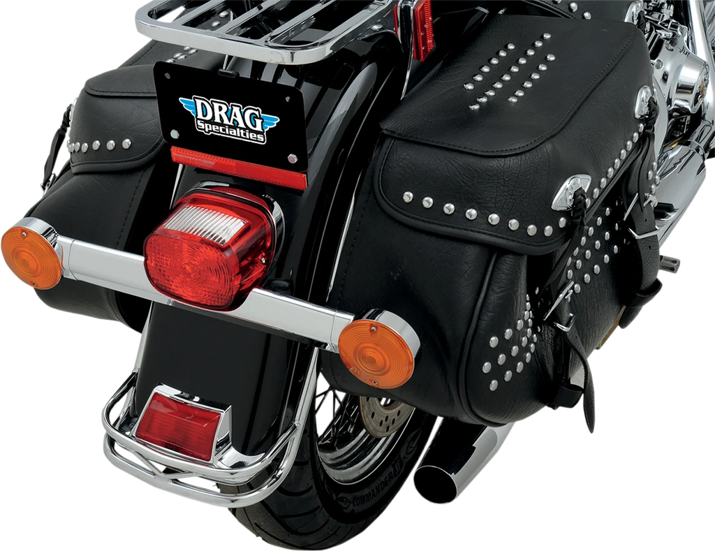 DragSpecialties Rear Fender Rail - Chrome 70890 - Back View