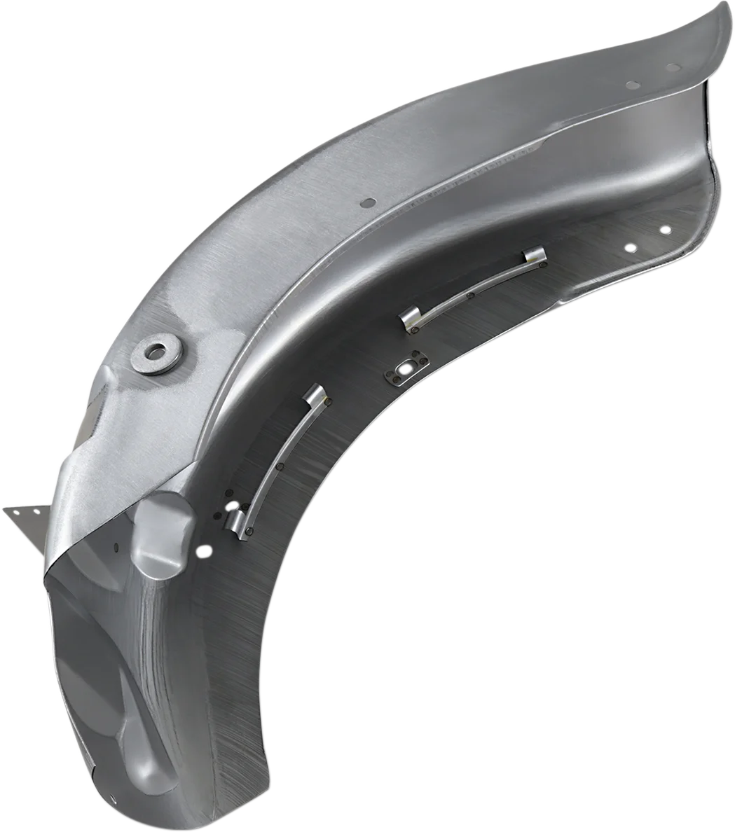 DragSpecialties Rear Fender - Raw - Steel 090021-PB-LB2 - Side View