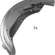 Load image into Gallery viewer, DragSpecialties Rear Fender - Raw Steel - '73-'85 FX 092000-PB-LB2 - Side View