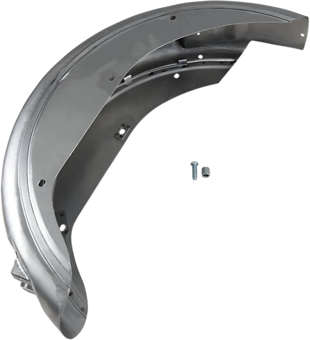 DragSpecialties Rear Fender - Raw Steel - '73-'85 FX 092000-PB-LB2 - Side View