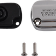 Load image into Gallery viewer, DragSpecialties Rear Master Cylinder Cover - M8 Softail - Black 78700B - Side View