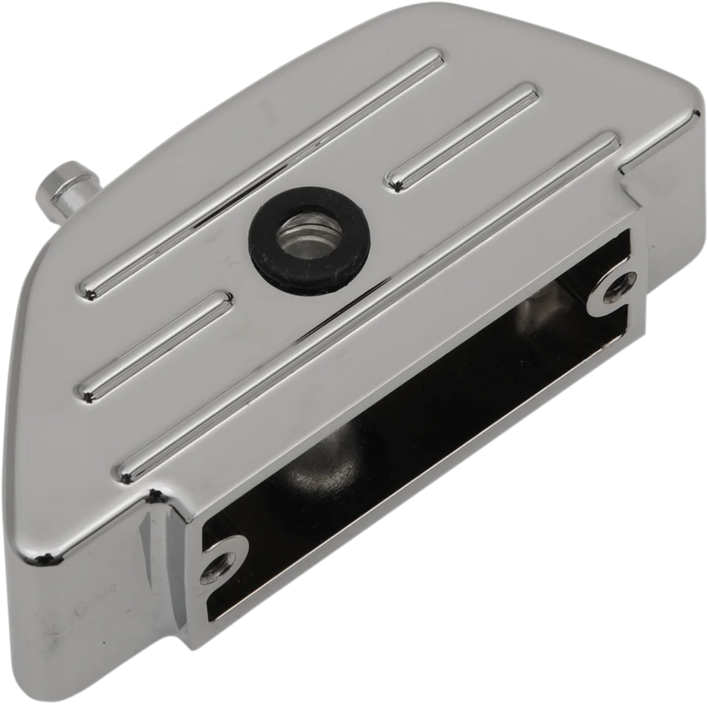 DragSpecialties Rear Master Cylinder Reservoir - FLT/FXR H17-0630 - Side View