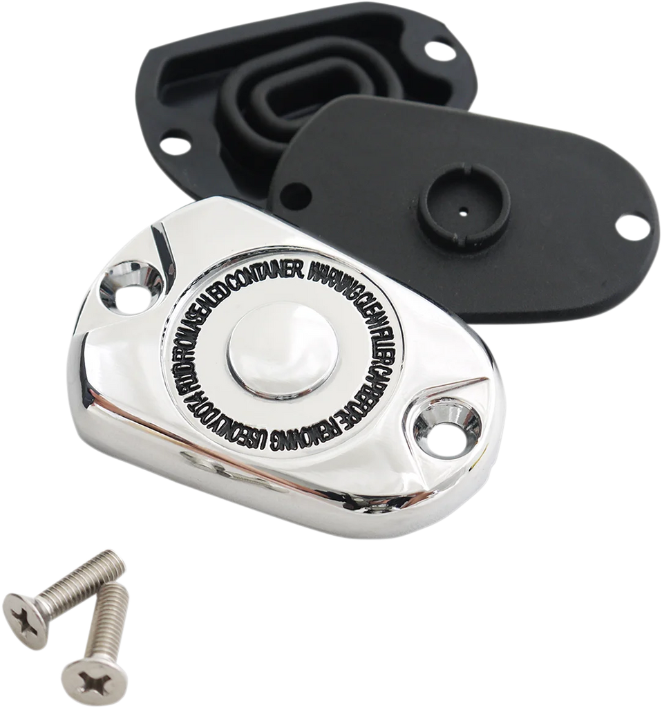 DragSpecialties Rear Master Cylinder - XL '14+ - Chrome 78073C - Main Product View