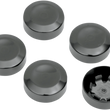 Load image into Gallery viewer, DragSpecialties Rear Pulley Bolt Cover - Black D26-0152B - Main Product View