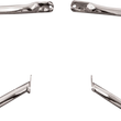 Load image into Gallery viewer, DragSpecialties Rear Saddlebag Bars - Chrome - Touring 05060512 - Main Product View