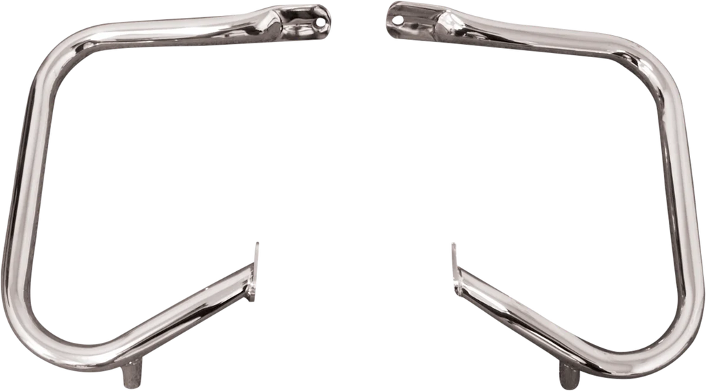 DragSpecialties Rear Saddlebag Bars - Chrome - Touring 05060512 - Main Product View