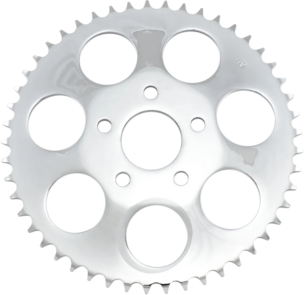 DragSpecialties Rear Sprocket - 49 Tooth - Chrome 17512P - Main Product View