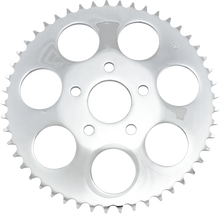 Load image into Gallery viewer, DragSpecialties Rear Sprocket - 49 Tooth - Chrome 17512P - Main Product View