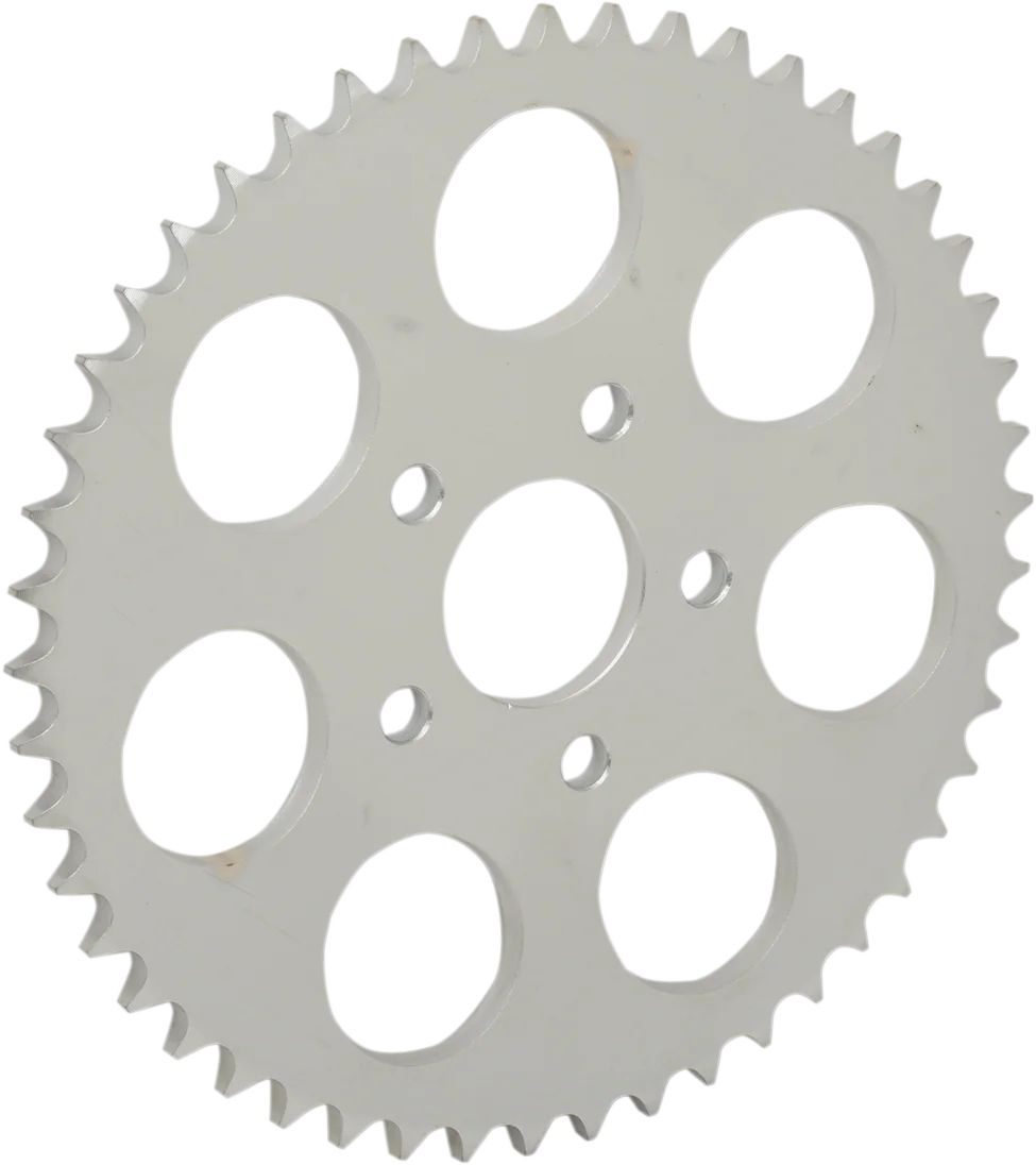 DragSpecialties Rear Sprocket - 49 Tooth - Zinc 17512ZP - Side View