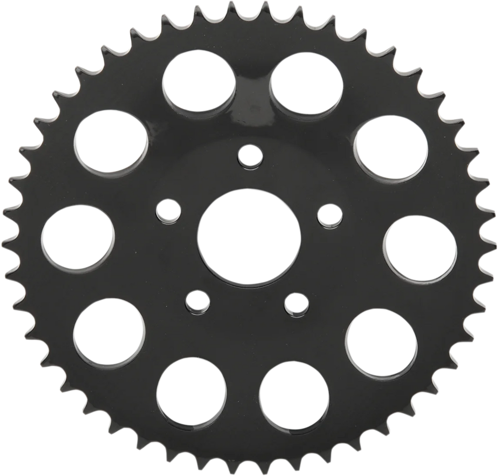 DragSpecialties Rear Sprocket - Black - Dished - 46 Tooth 19430EB - Main Product View