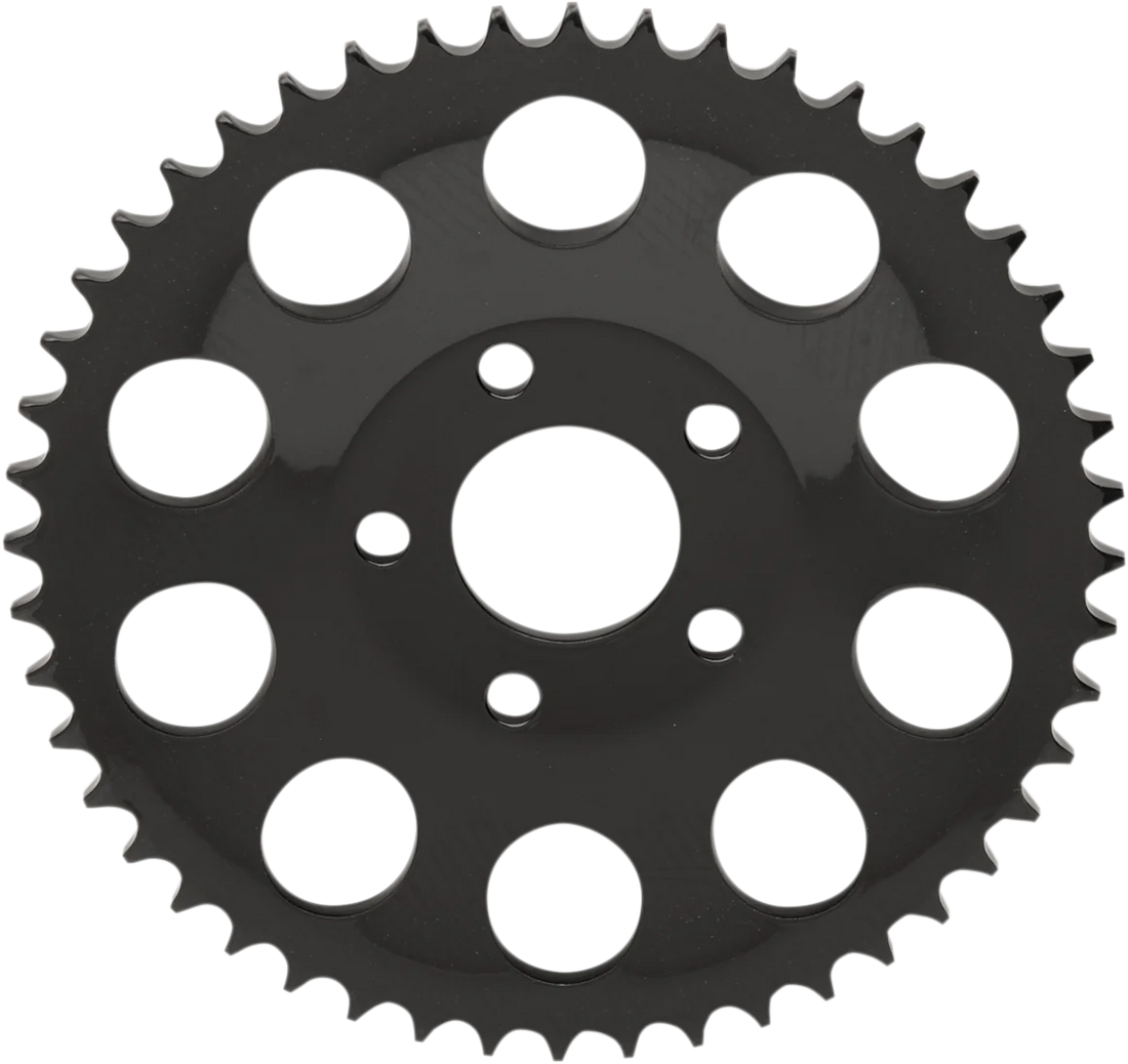DragSpecialties Rear Sprocket - Black - Dished - 48 Tooth 19217EB - Side View